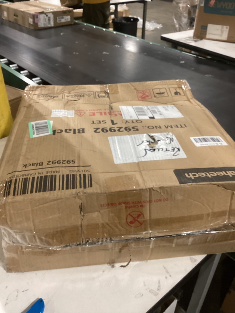 Condition photo showing New/Like New for Yaheetech 54in Cat Tree Cat Tower as Activity Center, Indoor Cats and Kittens Playing House with Funny Hammock Basket Scratching Post Black