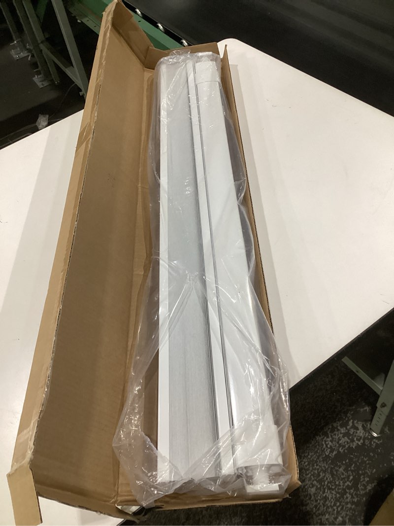white blinds, size unknown