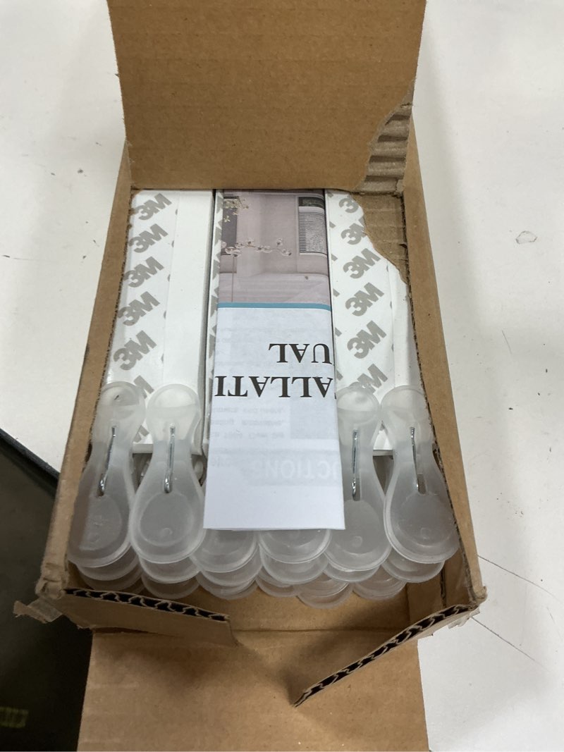 Condition photo showing As Is for Changshade 6 Pack Temporary Blinds, Pleated Paper Blinds for Indoor Windows Cut to Size Adhesive Pap