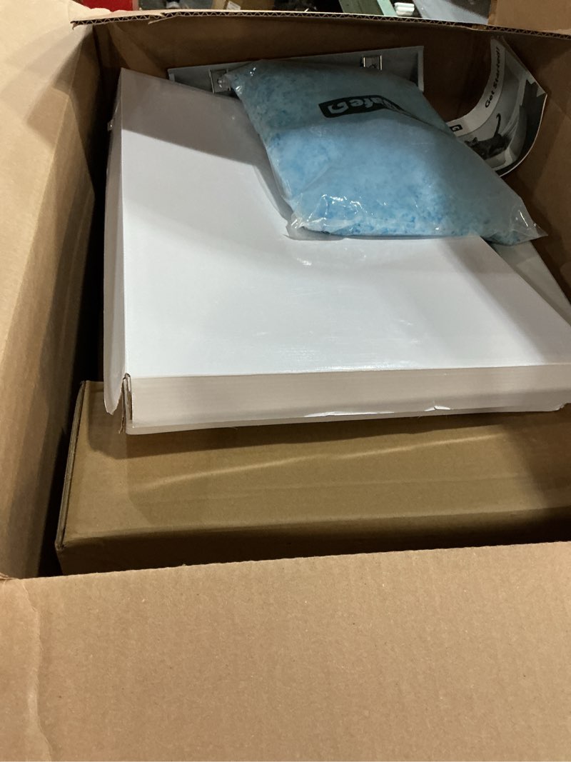 Condition photo showing As Is for PetSafe ScoopFree Crystal Pro Legacy Self-Cleaning Automatic Litter Box - Uncovered Motion-Sensing Cat Box with Integrated Health Counter - Includes 1 Disposable Crystal Litter Tray Standard Regular Uncovered