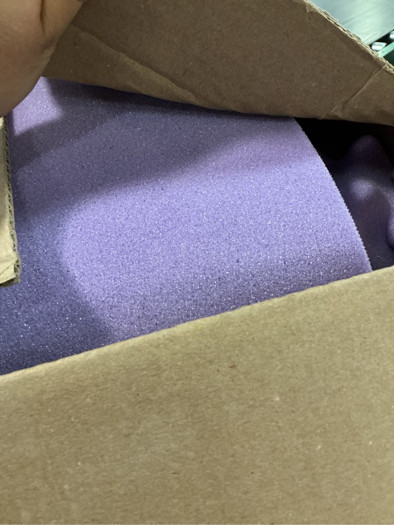 Condition photo showing Good Condition for sinweek 1.5 inch egg crate memory foam mattress topper queen size, soft mattress pad for back pain relief, bed topper, certipur-us certified queen 1.5 inch