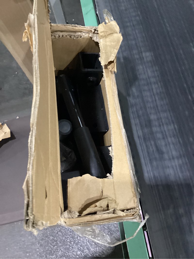 Condition photo showing As Is for Yes4All Dip Stand 500 LBS Capacity, 80 Levels Adjustable Dip Bars, Dip Station Machine for Home Gym Black