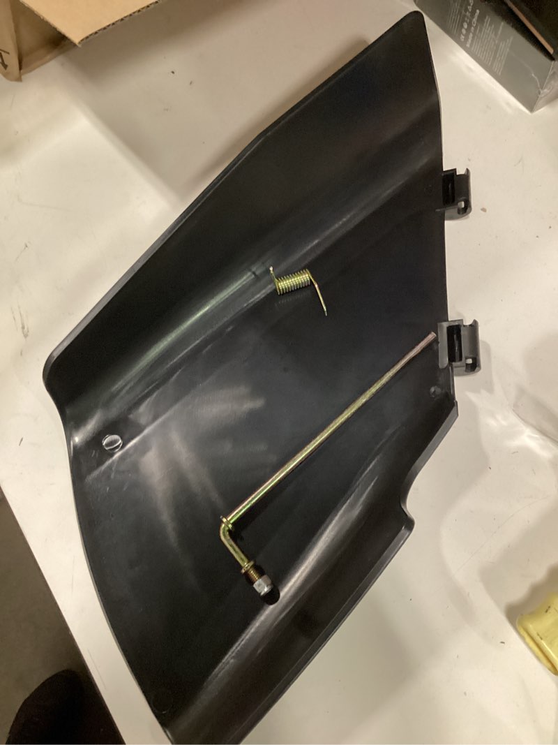 Condition photo showing Good Condition for 112-3951 deflector chute fits for toro timecutter z4200 z4202 z4220 z4235 zs4200s zs4200t sw4200 ss4200 ss4216 ss4235 ss4260 w/hardware deflector grass lawnmower lawn mower replacement parts