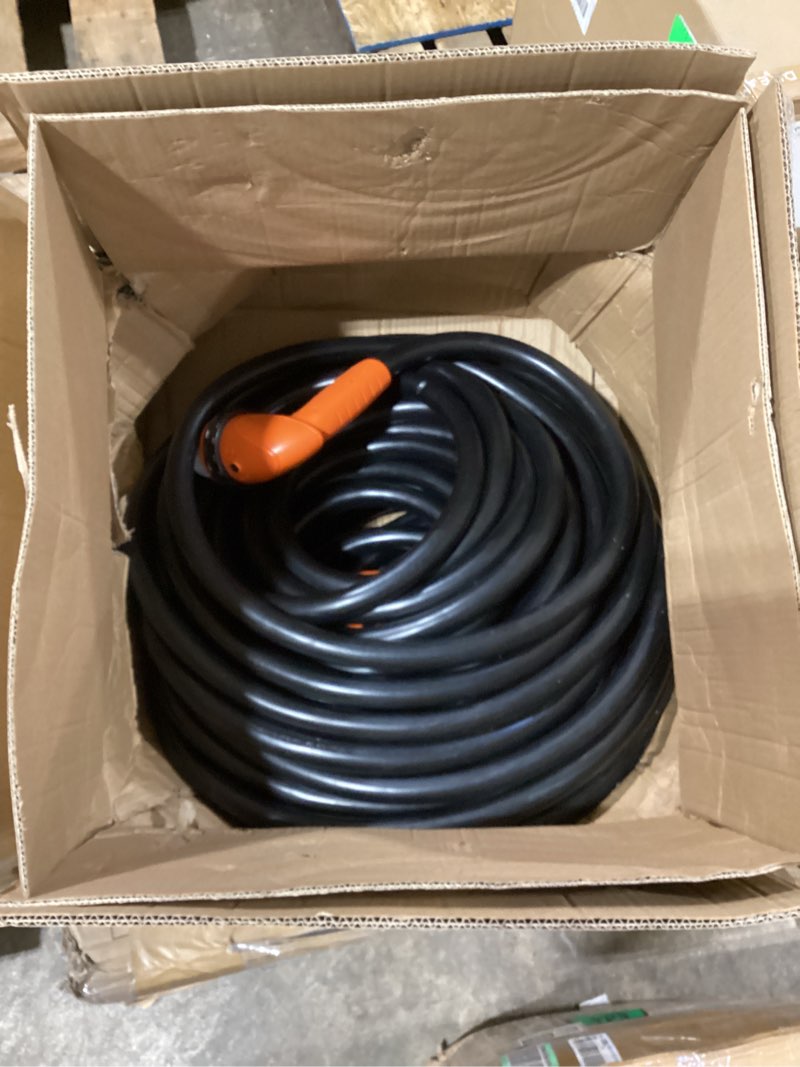 Condition photo showing Good Condition for 50 amp rv extension cord 100 ft, heavy duty 6/3+8/1 sjtw awg rv power cord with grip handle twist lock, nema 14-50p to ss2-50r with led indicator 100ft