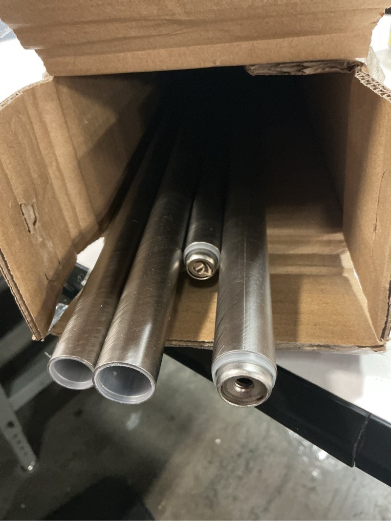 Condition photo showing Good Condition for Umbra Twilight Double Curtain Rod Set – Wrap Around Design Ideal for Blackout or Room Darkening Panels, 30 to 84 Inches, Nickel 30" to 84" Nickel
