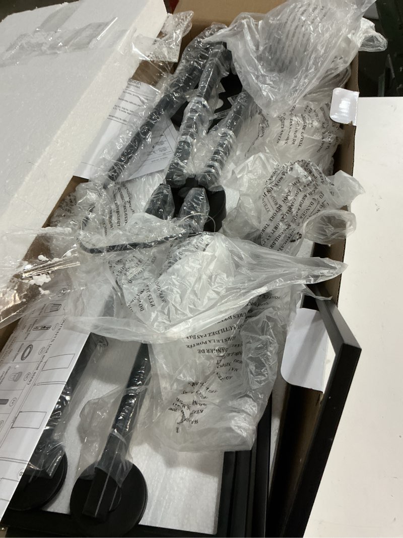 Condition photo showing As Is for Progress Lighting Glennaire 4-Light Matte Black Modern/Contemporary (missing parts)