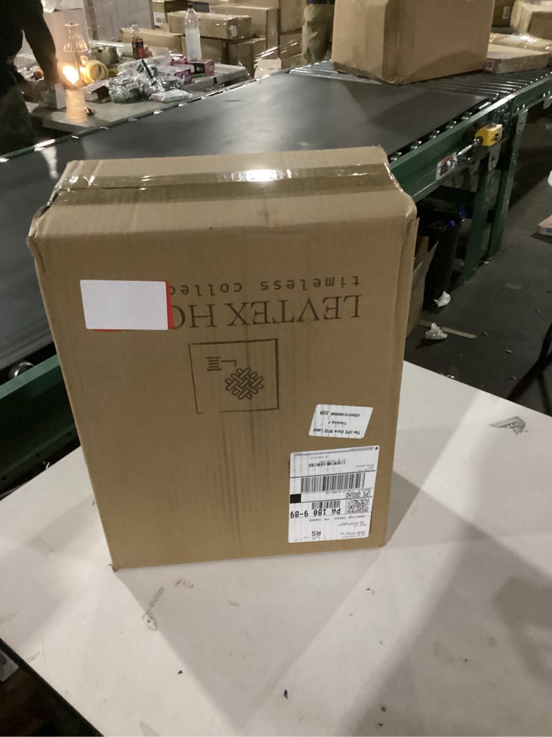 Condition photo showing New/Like New for Levtex Home Adare Taupe Reversible Full/Queen Quilt Set (88x92in) and 2 Pillow Shams (26x20in) - Flo