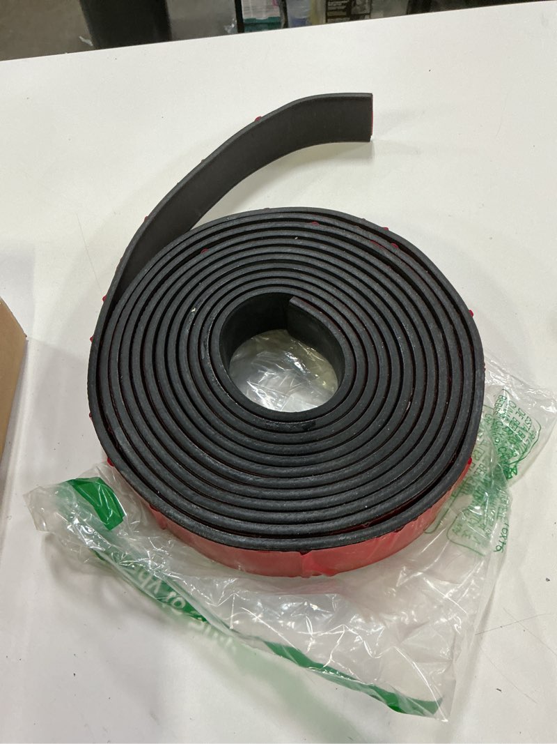Condition photo showing Good Condition for truck cap seal - epdm rubber topper weather stripping with adhesive (2" w x 0.25" h x 25' l) | camper shell/canopy/tailgate seal black 25feet