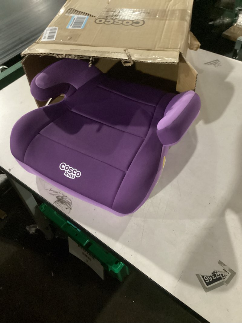 Condition photo showing Good Condition for Cosco Topside Backless Booster Car Seat, Lightweight Booster Seats for Cars 40-100 lbs, Backless Booster Seat for Car, Grape Grape 1 Pack
