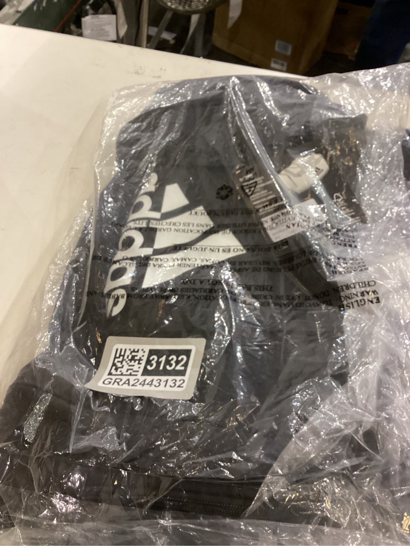 adidas Unisex Defender 4.0 Gym Duffel Bag for Men and Women, Black/White, Small (38L)