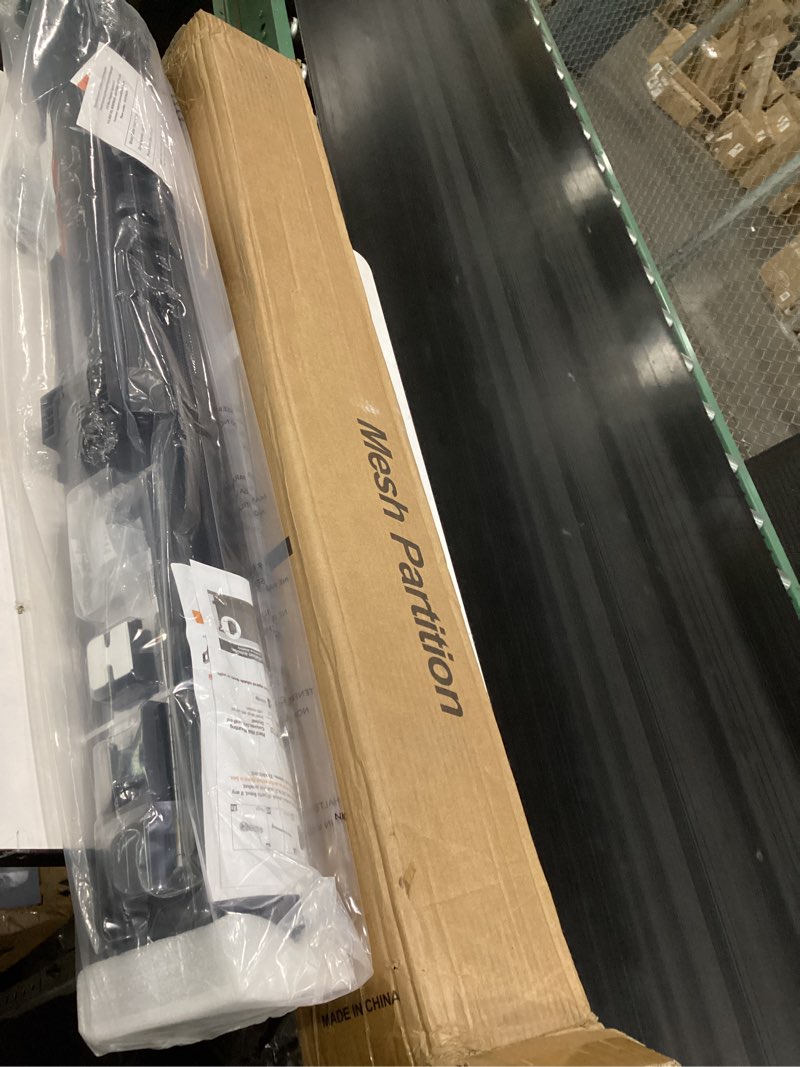 Condition photo showing Good Condition for miumoon 200 inch retractable baby gates 37 inch tall, retractable gate with reinforced strip design to prevent crawling through, 16 ft outdoor retractable gates, extra wide retractable gate for garage black 37" tall x 200" wide