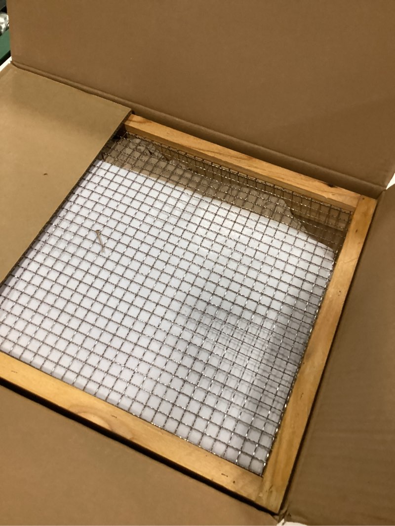 Condition photo showing Good Condition for 8-Frame Beehive Candy Board Dipped in Beeswax for Langstroth Hives, Assembled Winter & Early Spring Beekeeping Supplies - Holds Pollen Patty, Bee Hive Top Feeder for Overwintering (19.88" x 14" x 2")