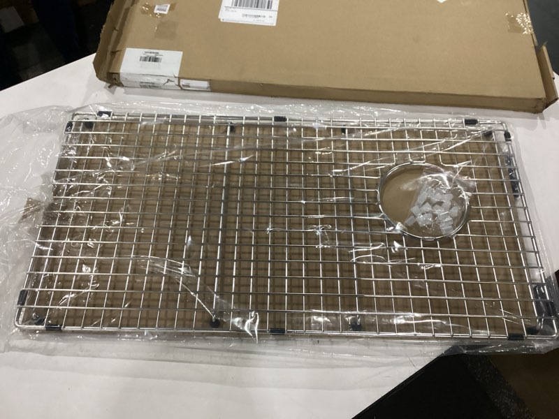 Condition photo showing New/Like New for Serene Valley Sink Bottom Grid 28-1/4" x 14-3/8", Side Drain with Corner Radius 3/8",NDG2814S