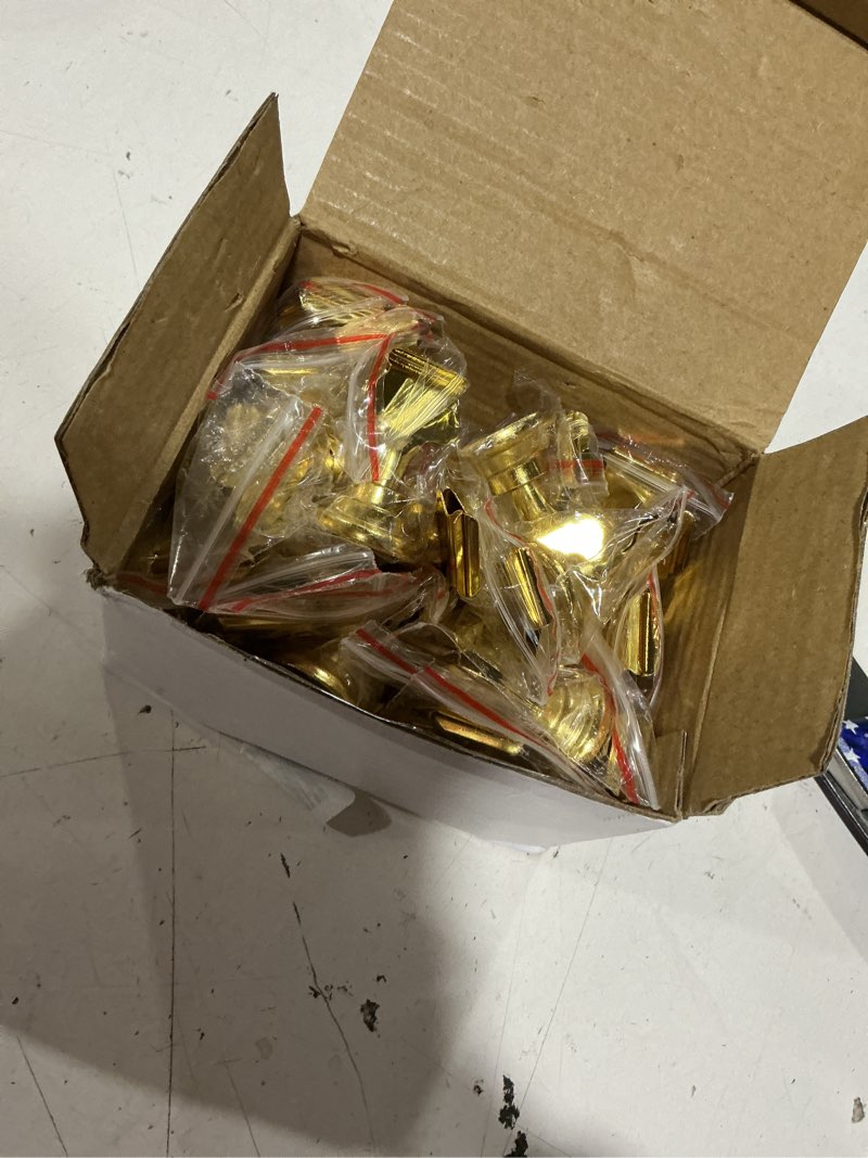 Condition photo showing New/Like New for urban deco 24 pieces table card holder place card holders 1.7 inches gold steel card holders for photos, food signs, memo notes, weddings, restaurants, birthday(gold 24pk)
