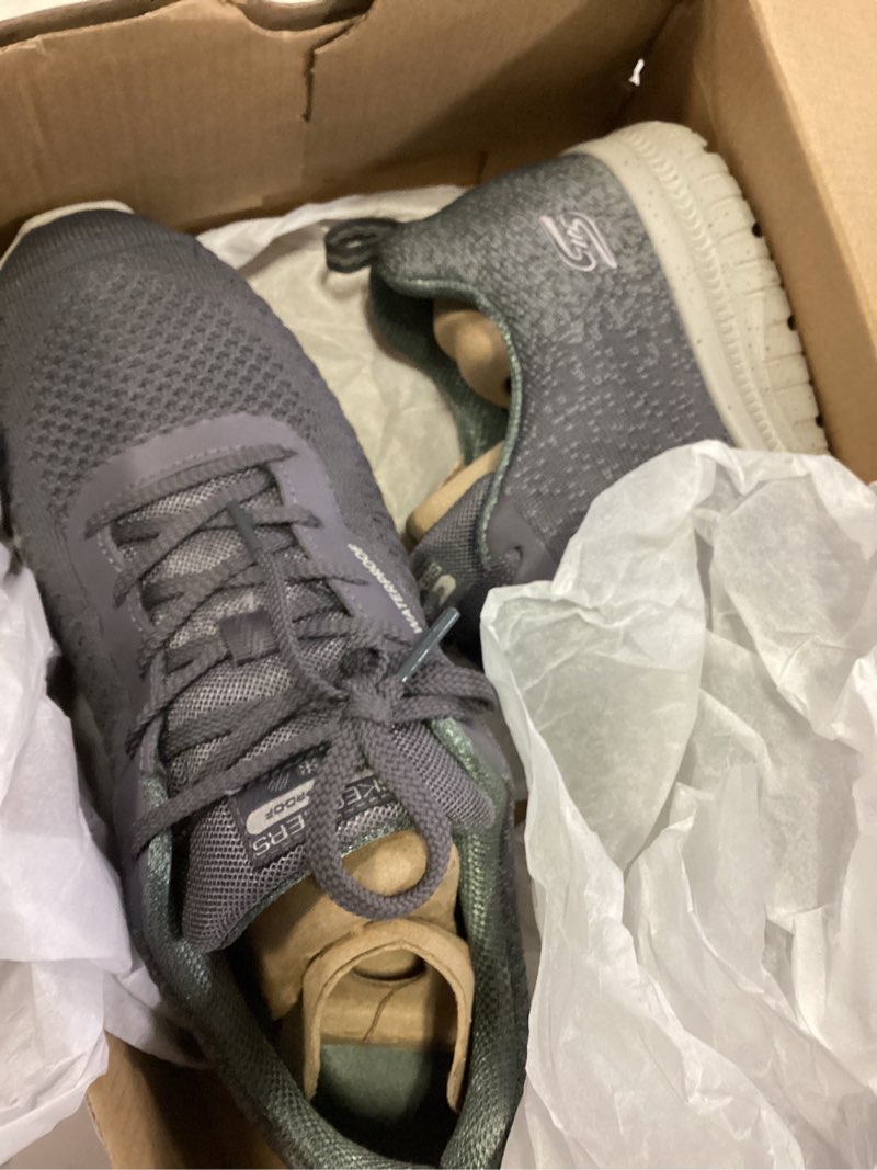 Condition photo showing Good Condition for skechers women's sport active virtue - dryspell shoe 8 charcoal=char