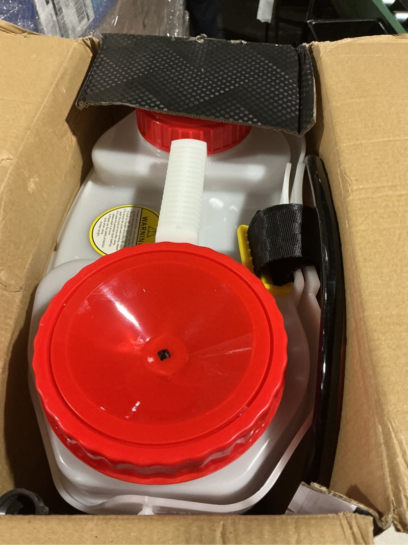 Condition photo showing As Is for 4.2 Gallon Battery Powered Backpack Sprayer - 6 Nozzles, 80 PSI Cutoff Pressure, Long Battery Life, Wide Mouth, High-Pressure Spray Hose, Pressure Knob Controller