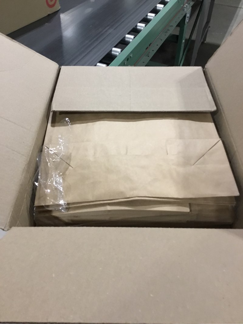 Condition photo showing Good Condition for Qutuus 16x6x12 Inches 50 Pack Brown Kraft Paper Bags with Handles for Grocery, Birthdays, Retail, Small Business Brown 16x6x12 Inch (Pack of 50)