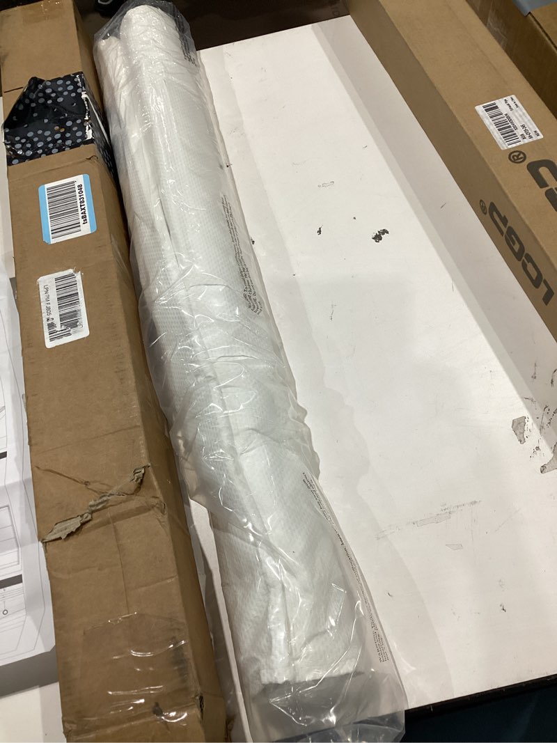 Condition photo showing New/Like New for cordless roller blinds for windows, roller blinds for indoor windows, 100% blackout window blinds for home 27” x 64”
