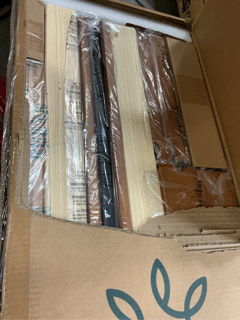 Condition photo showing New/Like New for Zinus Leah Bamboo Platform Bed Frame with Headboard, No Box Spring Needed, Wood Slat Support, Easy Assembly, Queen