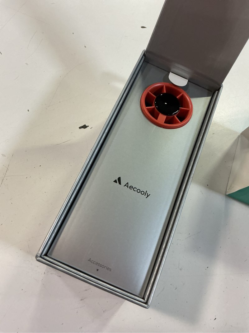 Condition photo showing New/Like New for aecooly portable handheld fan, powerful turbo mini fan, 19000 rpm high speed aero ultra, 15h max cooling time, 7 speeds aluminum case,pocket rechargeable personal small travel gifts for women-orange aero ultra 4500mah orange