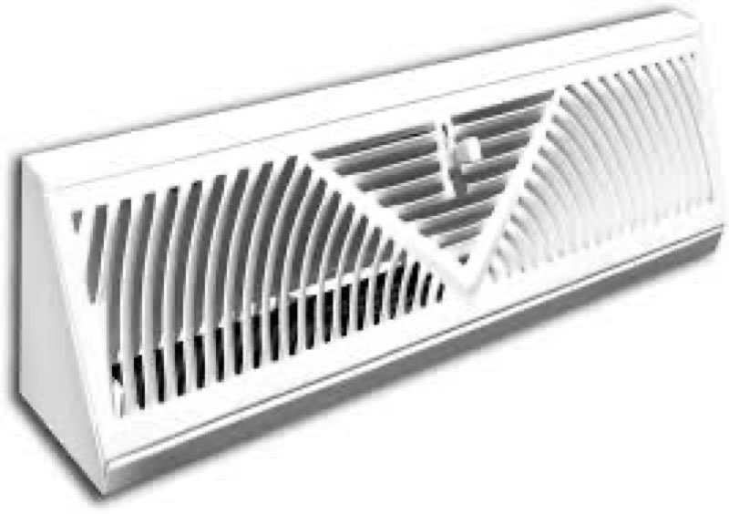 Accord Ventilation Products Baseboard Diffuser 15 in 64473 White