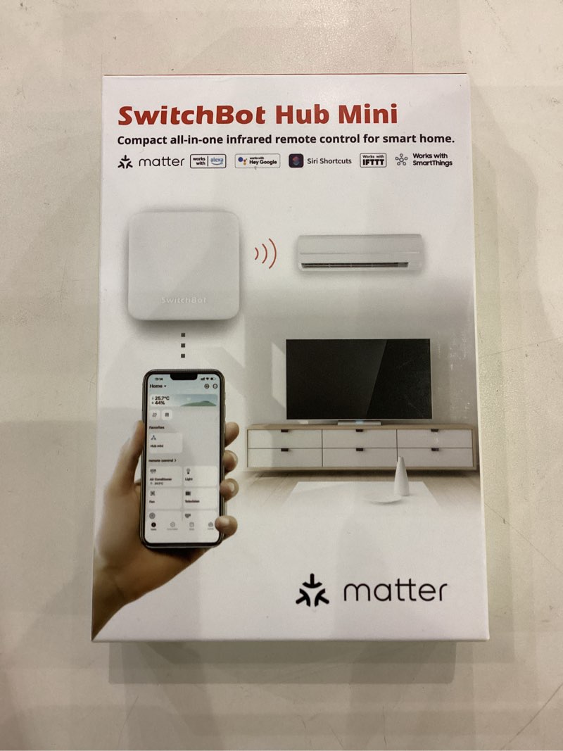 SwitchBot Hub Mini Smart Remote with 3 Blind Tilt Devices