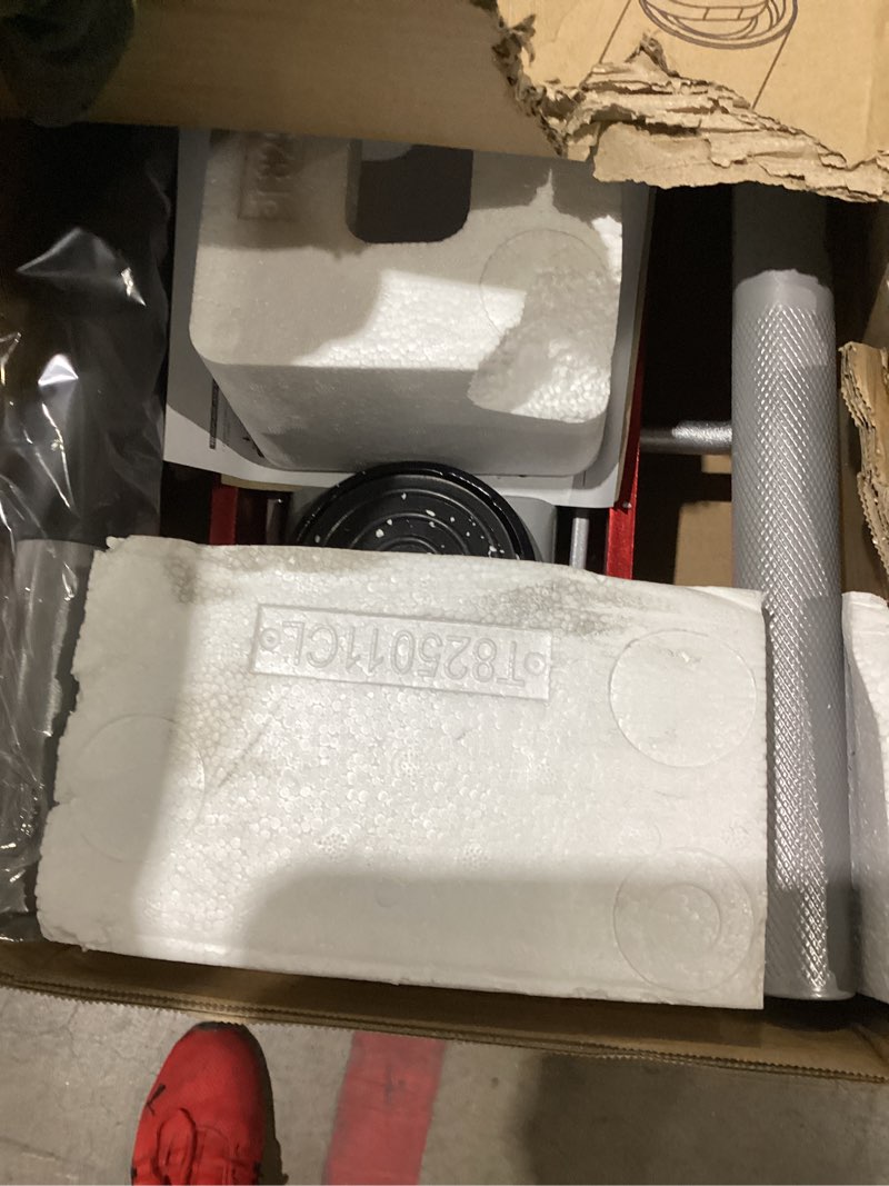 Condition photo showing New/Like New for 3 Ton Low Profile, Aluminum and Steel Racing Floor Jack with Dual Pistons Quick Lift Pump for Sport Utility Vehicle, Lifting Range 3-15/16" min to 18-5/16" max, Net Weight 58.5 lb, Red 3 Ton Aluminum Red