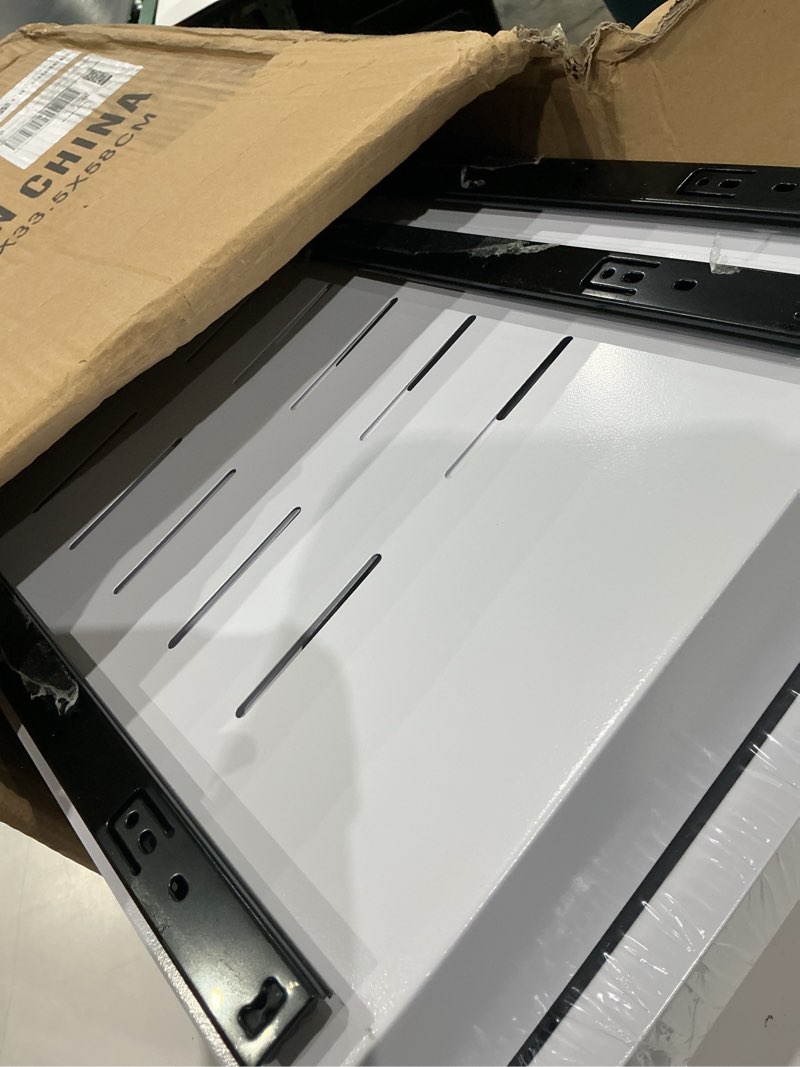 Condition photo showing As Is for paketa 4 pack expandable pull out cabinet organizer,21" deep | pull out drawers for cabinets with width from 12" to 20",sliding drawers for cabinets with upgrade 3 slide rails,hold 65 lbs