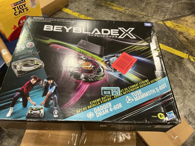 Condition photo showing New/Like New for beyblade x dagger and tusk xtreme battle set: ultimate beyblade toys for kids, high-performance battle tops, ages 8 and up
