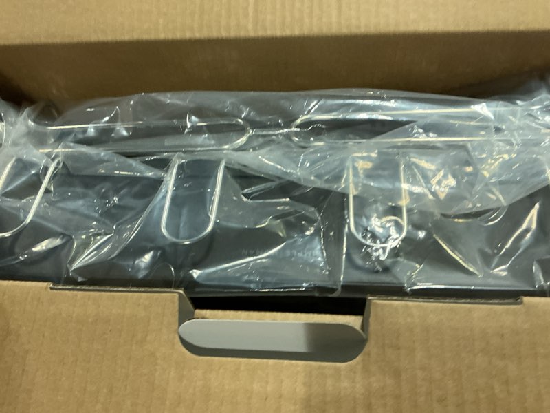 Condition photo showing Good Condition for simplehuman Large Capacity Dish Drying Rack with Stainless Steel Frame, 360º Easy Drain Swivel Spout, Utensil & Wine Glass Holder, Anti-Residue Coating, Moisture Control Surface, Matte Black Matte Black Full-Size (20'' X 22.3'' X 11.5'')