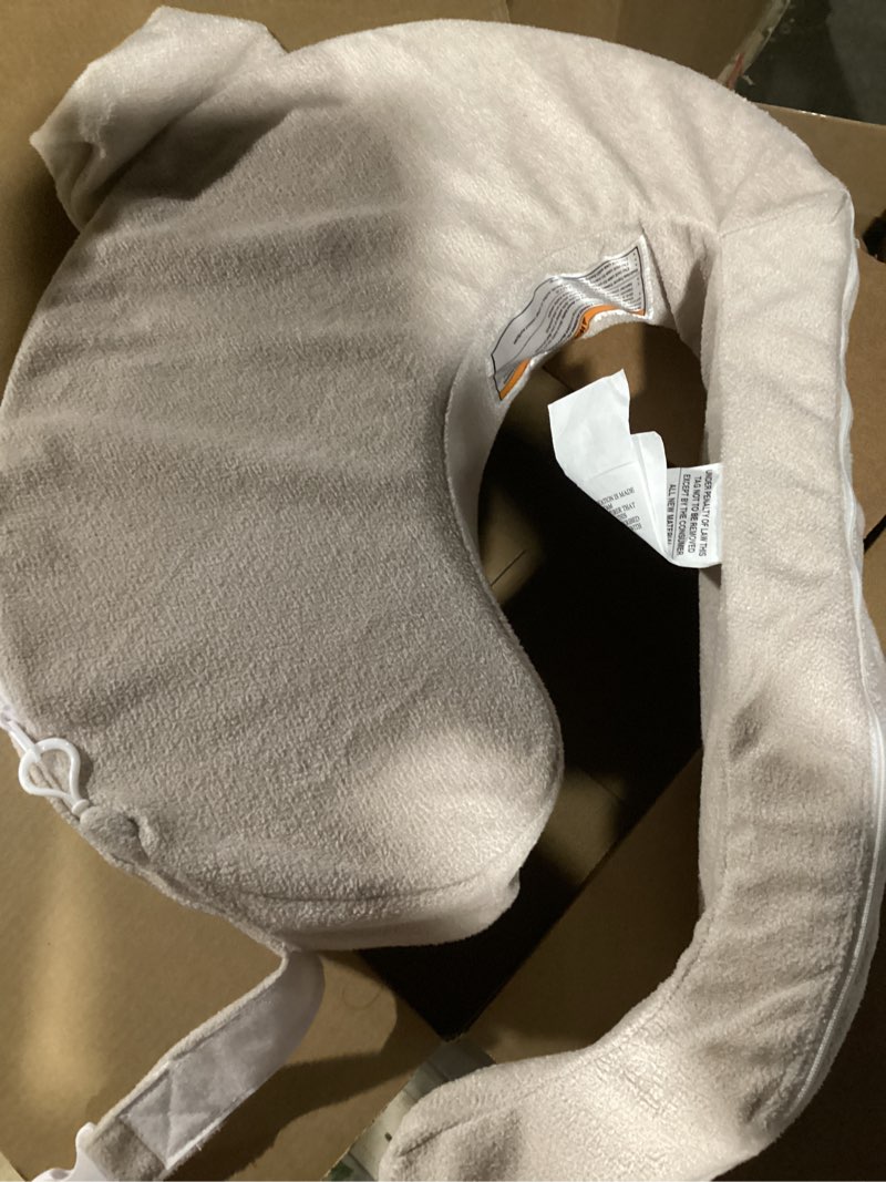 Condition photo showing Good Condition for My Brest Friend Nursing Pillow - Deluxe - Enhanced Comfort w/ Slipcover - Ergonomic Breastfeeding Pillow For Ultimate Support For Mom & Baby - Adjustable Pillow W/ Handy Side Pocket, Soft Rose