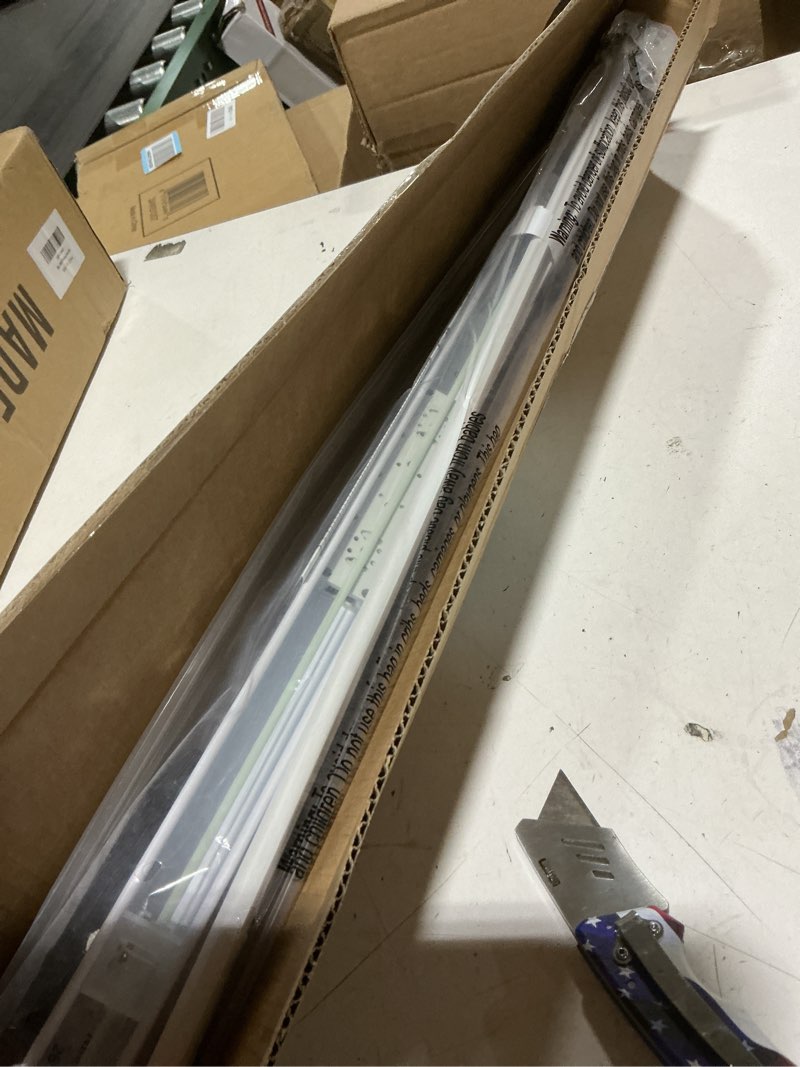 Condition photo showing New/Like New for lazblinds no tools no drill 1" vinyl mini blinds, cordless blinds for windows, light filtering horizontal window blinds & shades, 26" w x 36" h, white cordless-white 26" w x 36" h