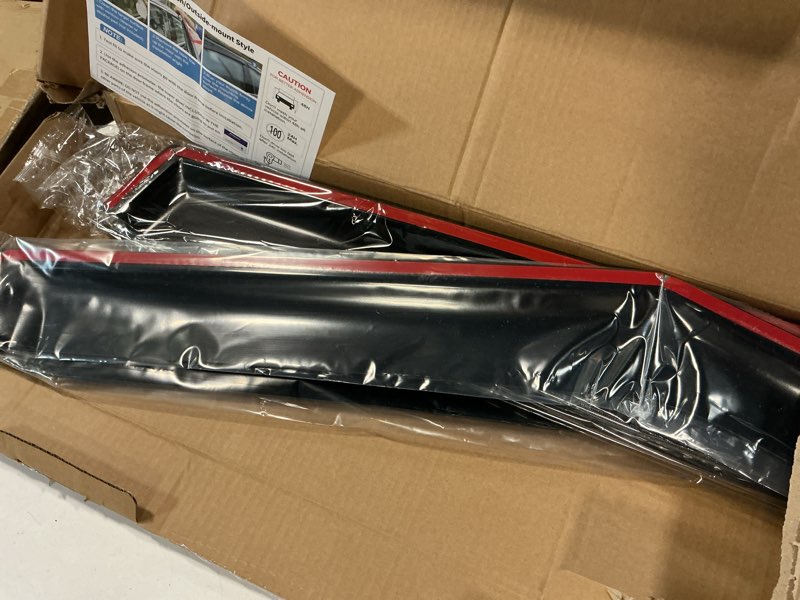 Condition photo showing Good Condition for Window Visors Rain Guards Shield Compatible with 2015-2021 Subaru WRX, Window Wind Deflectors Vent Shades for 15-21 Premium Limited STi Y273SW