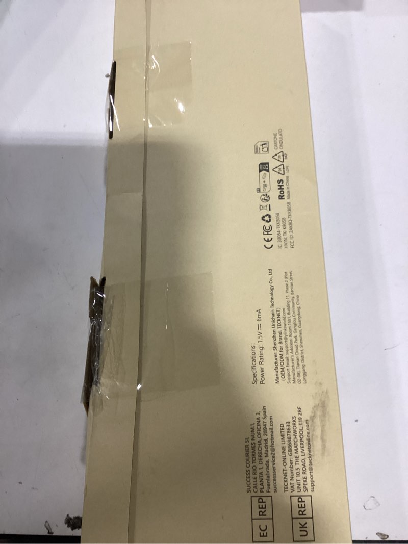 Condition photo showing New/Like New for TECKNET Wireless Keyboards 2.4G+Bluetooth for 3 Devices - Computer Keyboards for Win/Mac, Full Size 