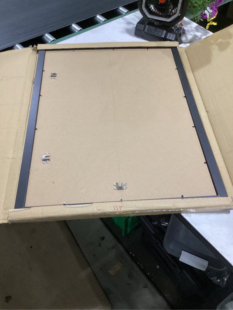 Condition photo showing Good Condition for lavie home 20x27 picture frame black, puzzles frame for wall decoration, classic black minimalist style suitable for decorating houses, offices, hotels, puzzles posters photos or artwork?1 pack? 20x27 black