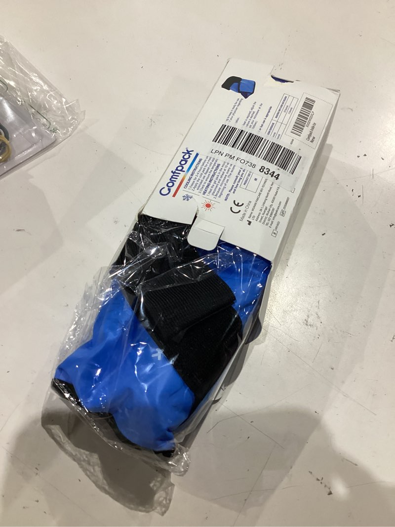 Condition photo showing Good Condition for heel ice pack wrap for plantar fasciitis relief, ankle ice pack wrap for swelling, fsa eligible, reusable gel cold pack for foot pain relief, achilles tendonitis, ankle sprain, heel pain blue