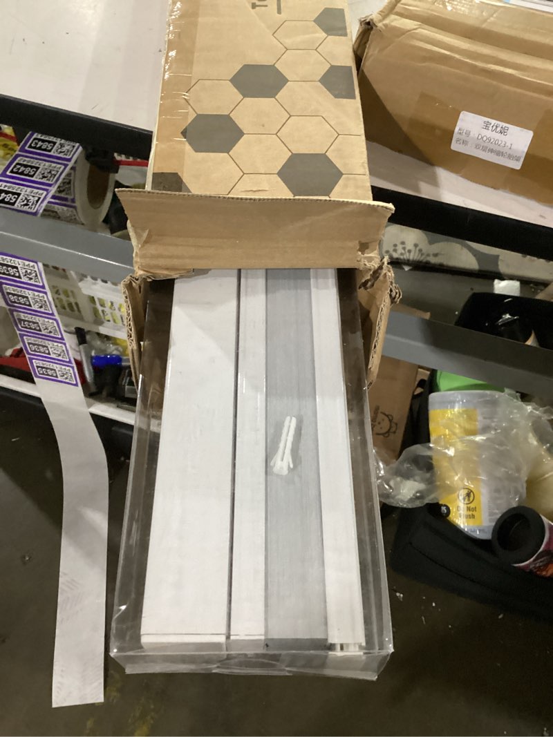 Condition photo showing New/Like New for sunfree top down bottom up cellular blinds,cellular shades blackout, honeycomb window shade for windows, 32.5" w x 64" h, white(blackout) blackout-white 32.5"w x 64"h