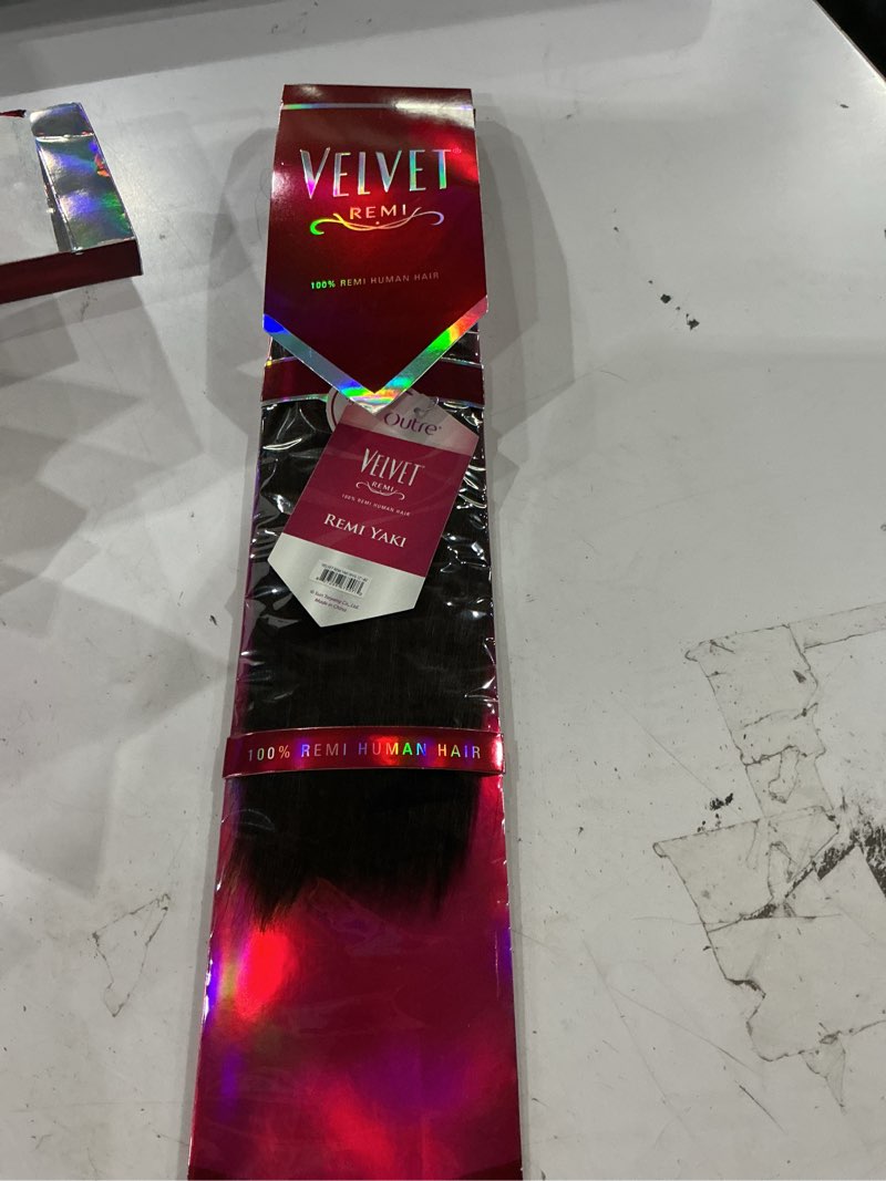Condition photo showing Good Condition for velvet remi human hair weave - yaki weaving (12 inch, 2 - dark brown)