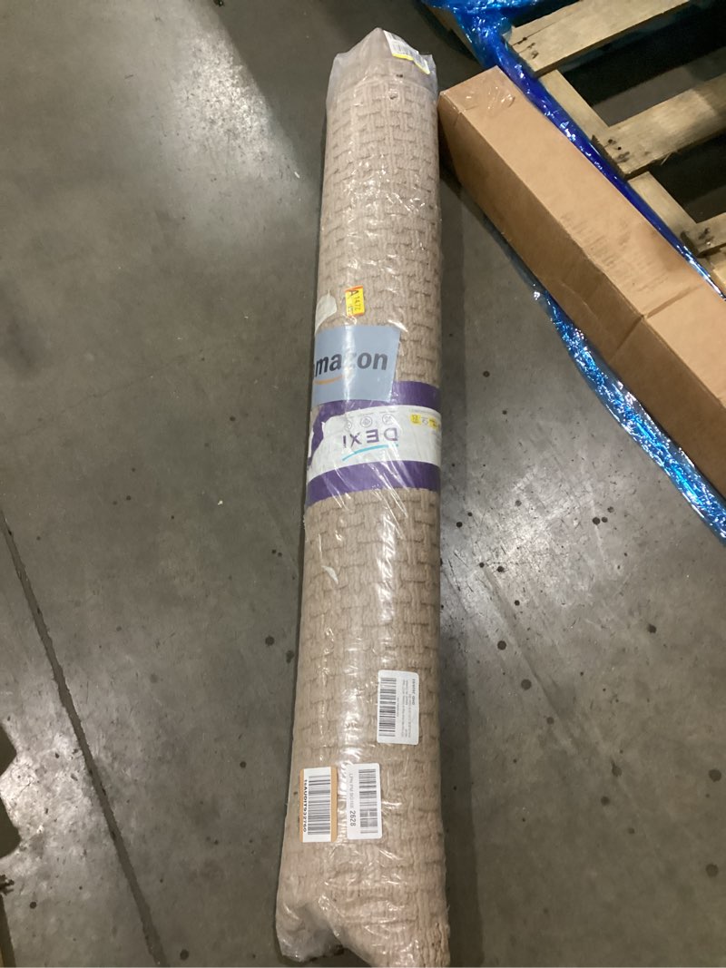 Condition photo showing New/Like New for DEXI Front Entryway Door Mat Non Slip 48x72, Large Double Entry Way Mats Inside Entrance Low Profile, Welcome Doormat Dirt Trapper for Garage House Floor Home Porter Hall Backdoor Area, Light Taupe 4' x 6' (Rectangular) Light Taupe