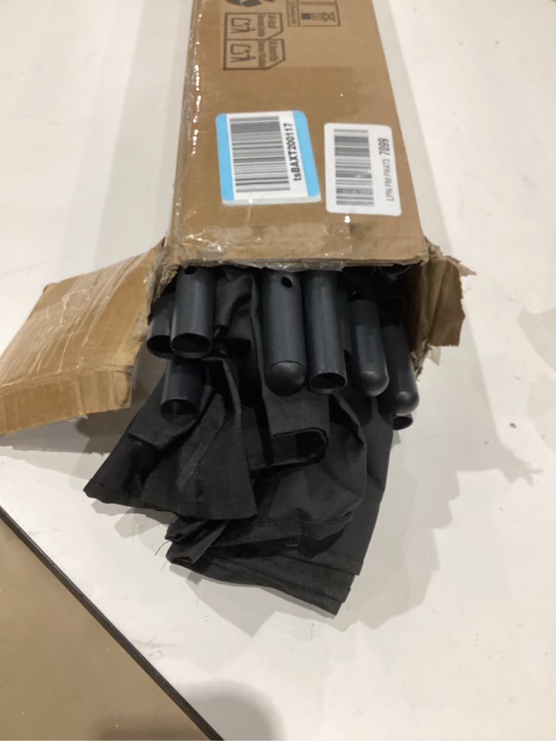 Condition photo showing New/Like New for sunally room divider 6ft folding privacy screens with lockable wheels, 4 panel room partition for room separator, 88" w freestanding portable fabric wall dividers for home dorm studio office, black black 4 panel-88''