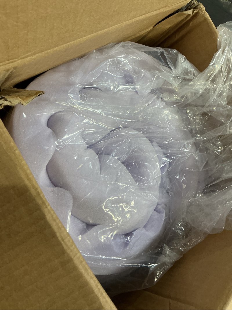 Condition photo showing Good Condition for 3 Inch Egg Crate Full Memory Foam Mattress Topper, Lavender Scent Gel Infused Foam Mattress Topper for Pressure Relief, CertiPUR-US Certified Full Bed Topper, Purple, 54"×75" 3 Inch Full Purple