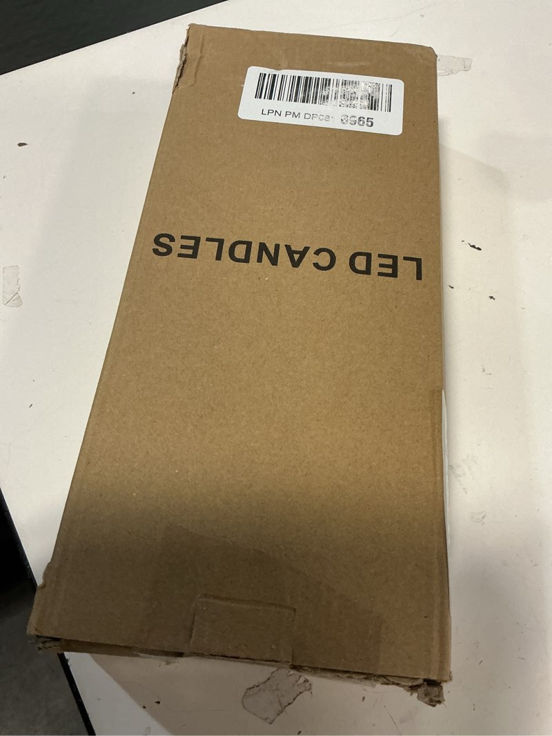 Condition photo showing Good Condition for GenSwin Flameless Flickering Taper Candles with 2 Remote Controls and Timer, Real Wax 3D Wick Light Window Candles Battery Operated Pack of 8, Christmas Home Wedding Decor(Ivory, 0.78 X 9.64 Inch)