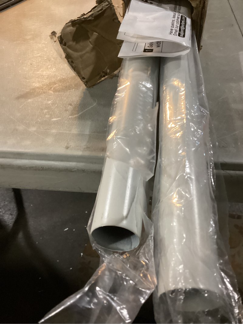 Condition photo showing Good Condition for Tension Curtain Rod by EZFurni,42-123 Inches,Heavy Duty Tension Rods for Windows, No Drilling Adjustable Curtain Rod for Patio, Hold Up Blackout Curtains and Non Slip, White White 42-123 inch 1Set