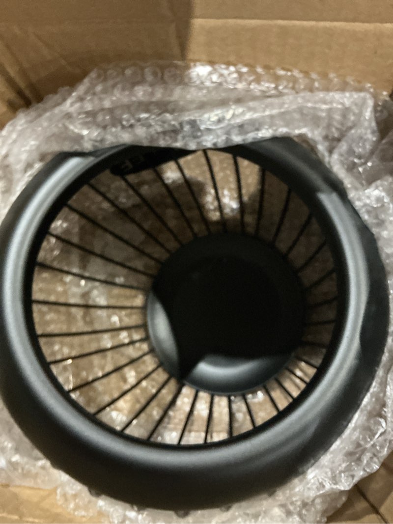 Condition photo showing As Is for aiyiciii coffee pod holder,k cup holders for counter,coffee bar accessories & decor,large capacity keurig k-cup organizer, nespresso vertuo station organizer,metal pods storage (black)
