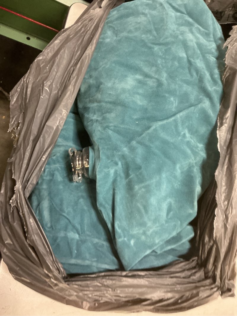 Condition photo showing As Is for OUTREE Upgraded Sensory Chair for Kids — 60" Sensory Pod Inflatable Peapod for Children, Includes Electric Air Pump,Sensory Toys Giftfor Kids with Autism,Light Blue