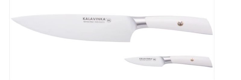SAMJNA Series 2-Piece Essentials Knife Set, 8-Inch Chef's Knife and 3.5-Inch Paring Knife