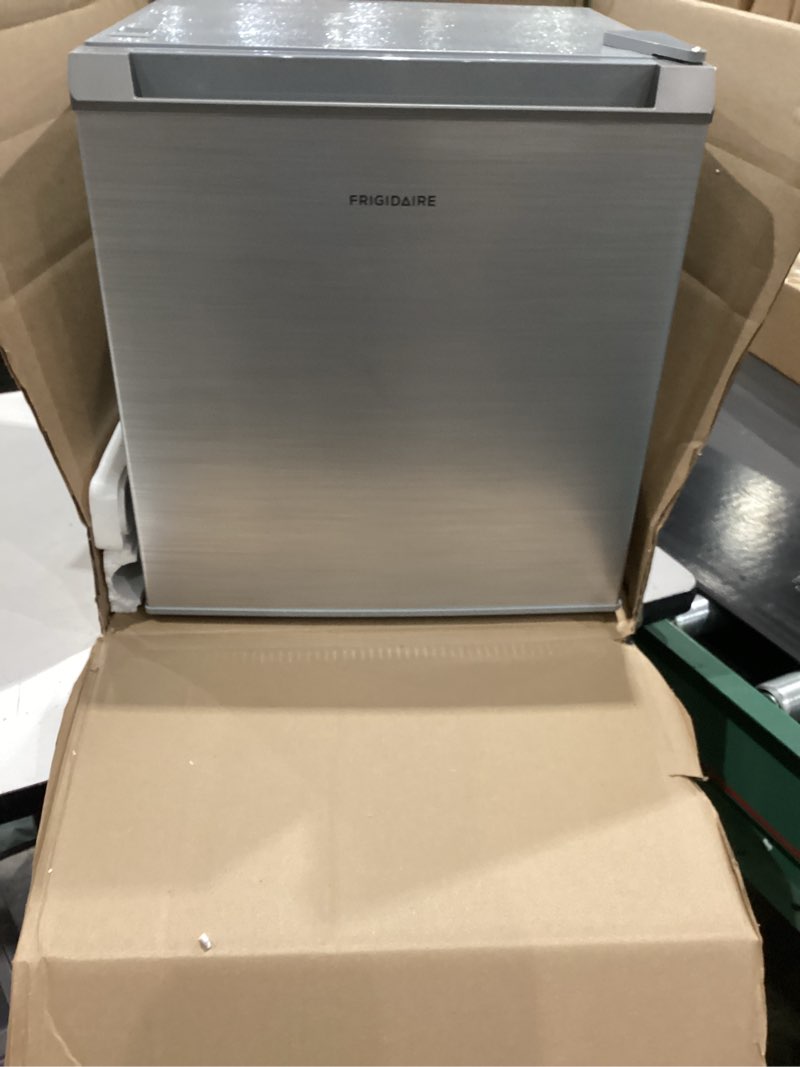 Store Frigidaire Retro Compact Mini Fridge with Freezer Compartment, Chrome Handles, Built-in Water