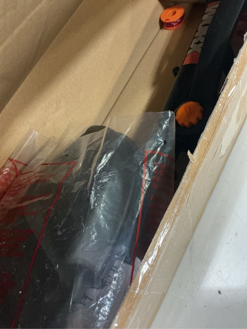 Condition photo showing Good Condition for worx cordless string trimmer & lawn edger, 12'' electric weed wacker with 5.5 lbs, 20v weed eater with 90° pivoting head, battery & charger included, wg170.2 20v string trimmer(2ah battery included)