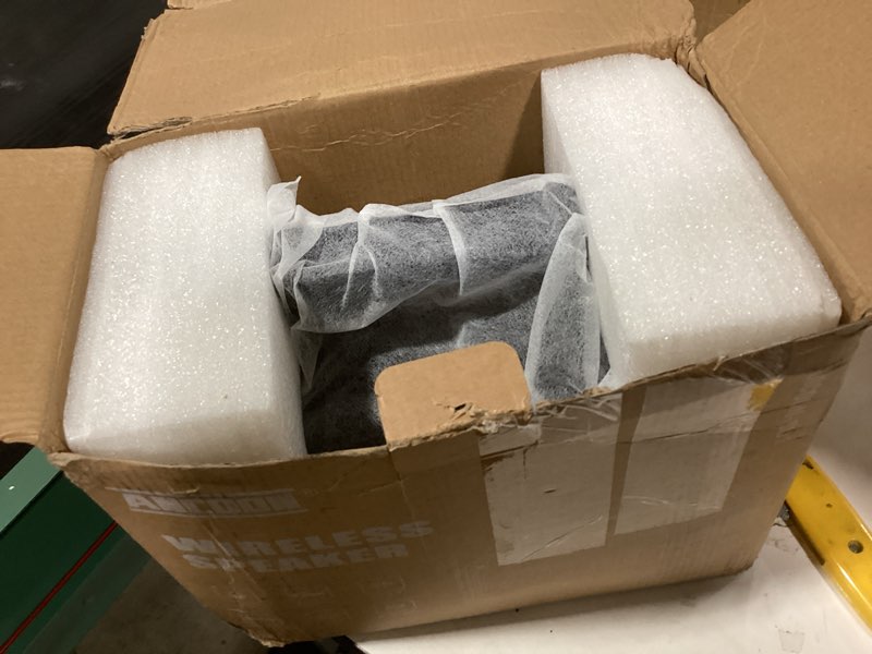 Condition photo showing New/Like New for speakers bluetooth wireless: 80w(peak) loud speaker with bass, 20h playtime, ipx6 waterproof, large jobsite speakers for work, outdoor, workshop, garage, portable speaker with tws (black)
