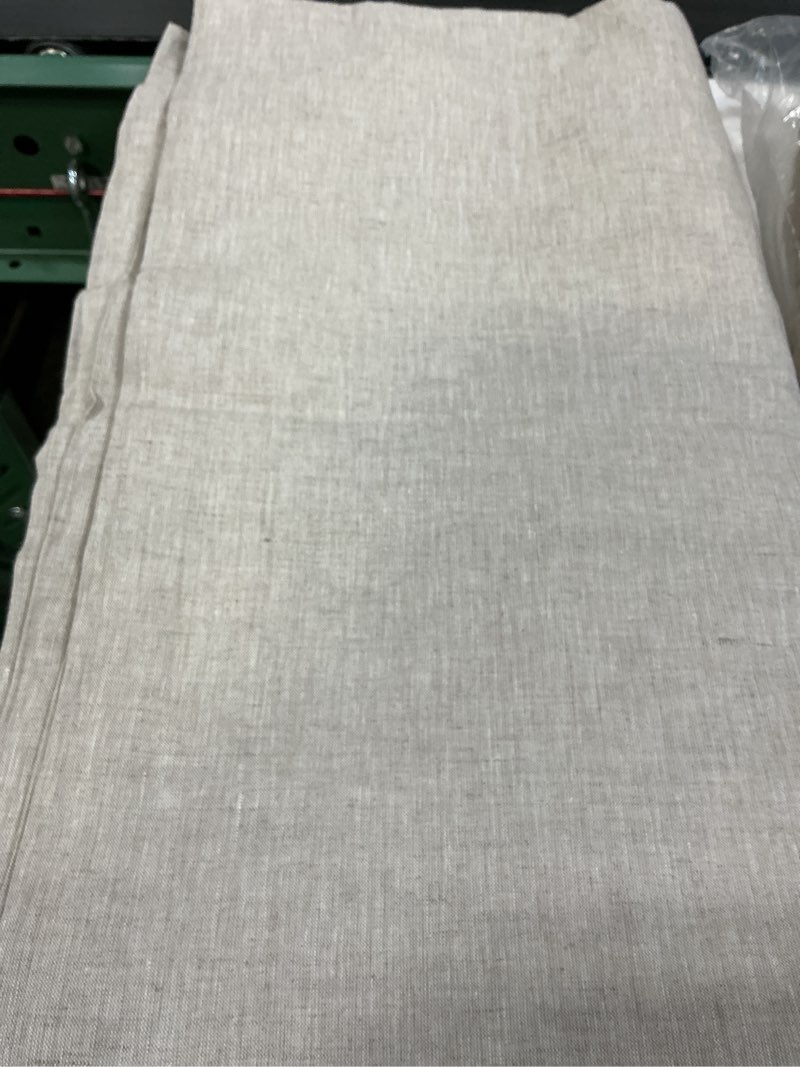 Condition photo showing Good Condition for european linen curtain, 48x84, flax one panel only